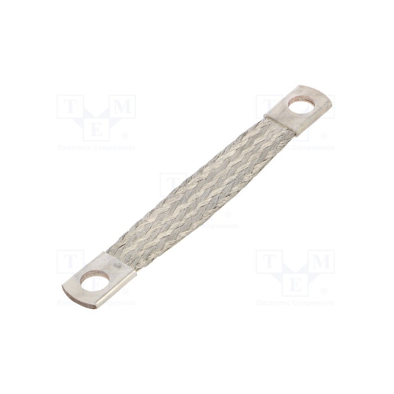 1 pcs x HELUKABEL - 11008442 - Braids, tape, 16mm2, Ø1: 8.5mm, Ø2: 8.5mm, L: 0.1m, -20÷125°C