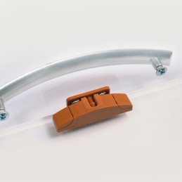 Fendt brown furniture cabinet door latch