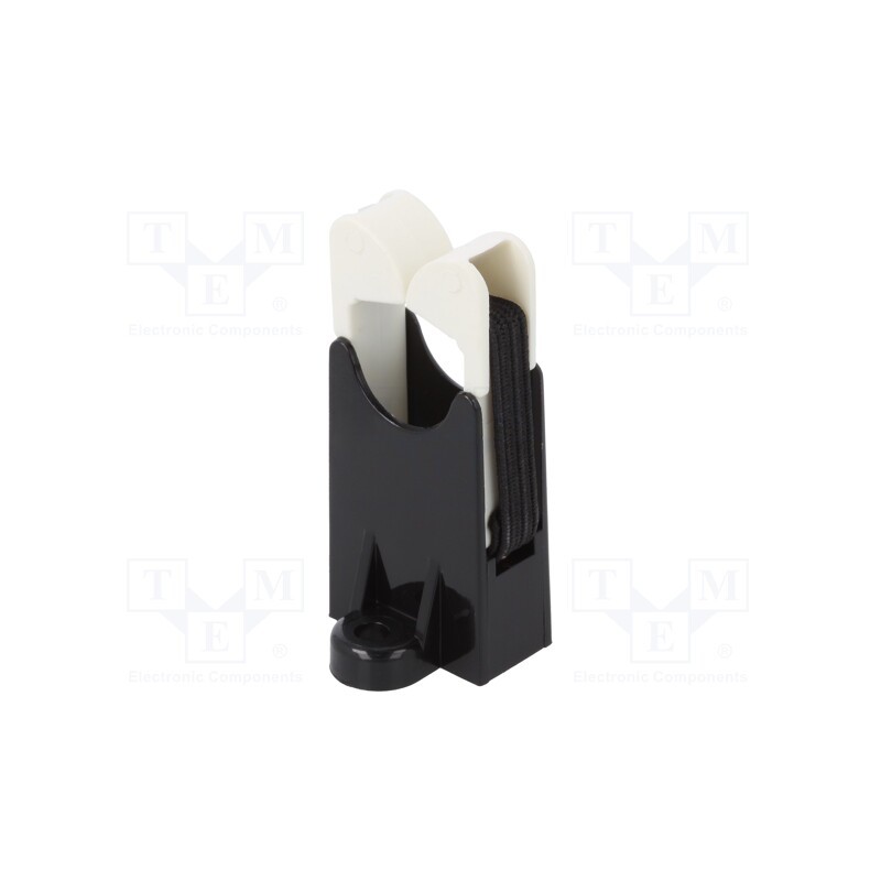 1 pcs x PANDUIT - RER.5-S6-X - Screw mounted clamp, ØBundle : 12.7mm, polyamide, black, W: 30mm