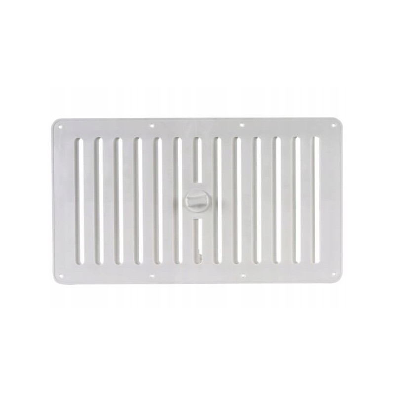 Ventilation grille, white, 380-220 mm