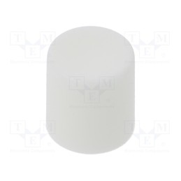 100 pcs x CLIFF - CP3405 - Knob: slider, white, Ø8.2x8.9mm, polyamide, Mounting: push-in