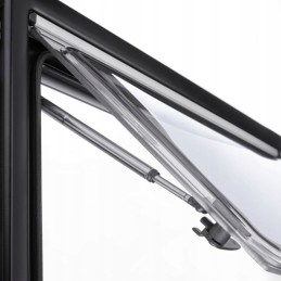 Hinged window with Seitz S4 500 x 450mm Dometic roller blind