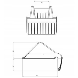 KP paper securing angles for paper bales