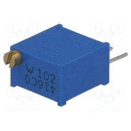 100 pcs x BOURNS - 3299W-1-102LF - Potentiometer: mounting, multiturn, 1kΩ, 500mW, THT, ±10%, linear