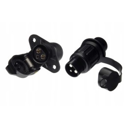 3-pin electrical connector 12 24v 20a set