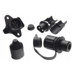 3-pin electrical connector 12 24v 20a set