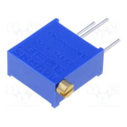 100 pcs x BOURNS - 3296Z-1-504LF - Potentiometer: mounting, multiturn, 500kΩ, 500mW, THT, ±10%, linear