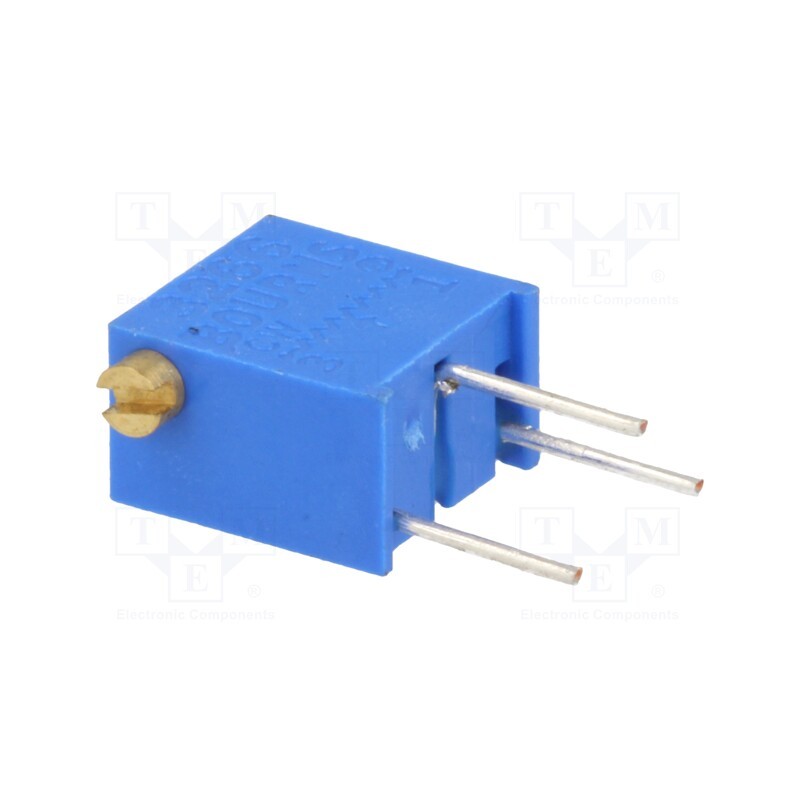 100 pcs x BOURNS - 3266X-1-503LF - Potentiometer: mounting, multiturn, 50kΩ, 250mW, ±10%, linear, THT