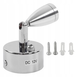 Wall lamp 12v led rotating lamp 3w