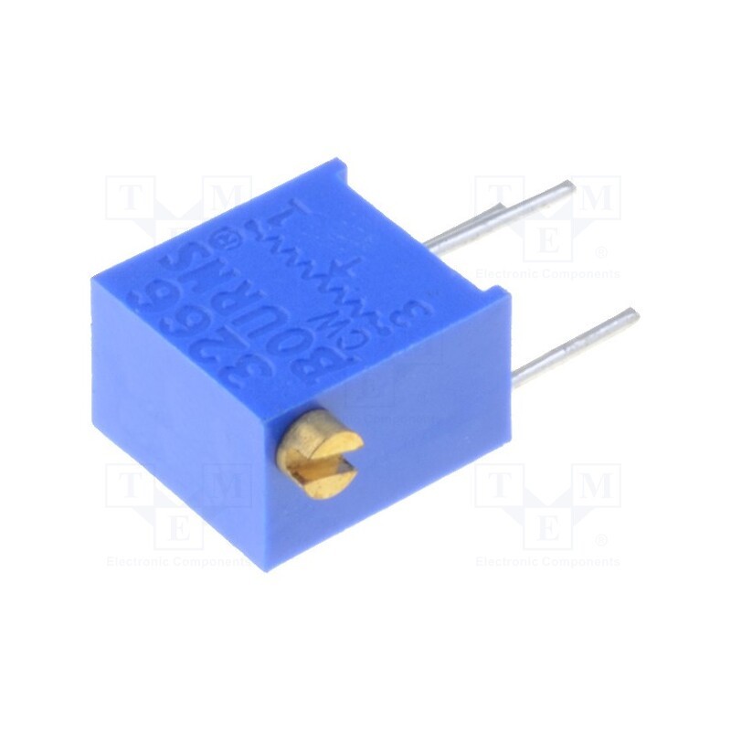 100 pcs x BOURNS - 3266X-1-502LF - Potentiometer: mounting, multiturn, 5kΩ, 250mW, ±10%, linear, THT