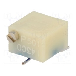100 pcs x BOURNS - 3269W-1-501LF - Potentiometer: mounting, multiturn, 500Ω, 250mW, SMD, ±10%, linear