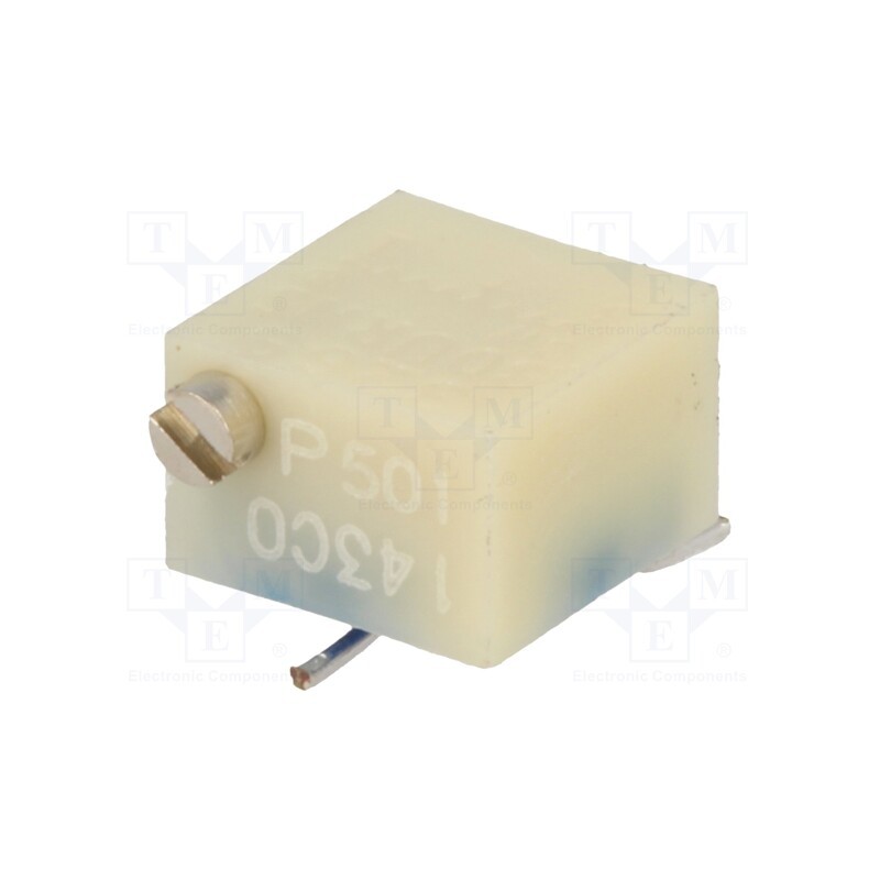 100 pcs x BOURNS - 3269W-1-501LF - Potentiometer: mounting, multiturn, 500Ω, 250mW, SMD, ±10%, linear