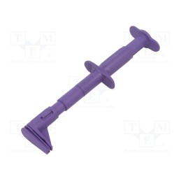 1 pcs x STu00c4UBLI - 66.9829-26 - Clip-on probe, crocodile, 5A, 1kVDC, violet, Grip capac: max.25mm