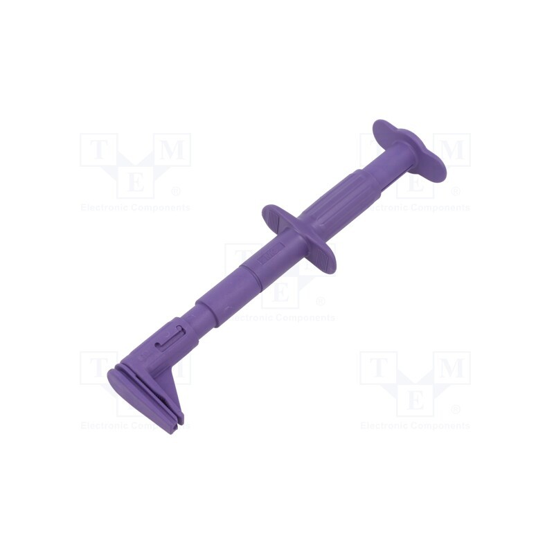 1 pcs x STu00c4UBLI - 66.9829-26 - Clip-on probe, crocodile, 5A, 1kVDC, violet, Grip capac: max.25mm