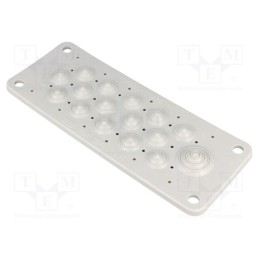 1 pcs x TRELLEBORG - 100084 - Multigate grommet, light grey, Holes no: 16, -40÷100°C, IP54