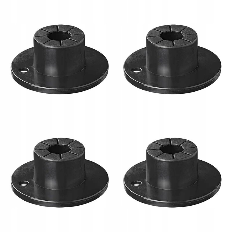 Pads for the legs of the step of a chair platform