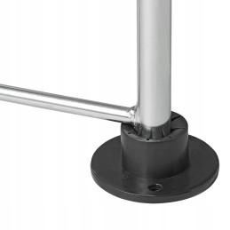 Pads for the legs of the step of a chair platform