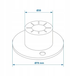 Pads for the legs of the step of a chair platform