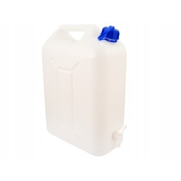 10l water container with plastic valve