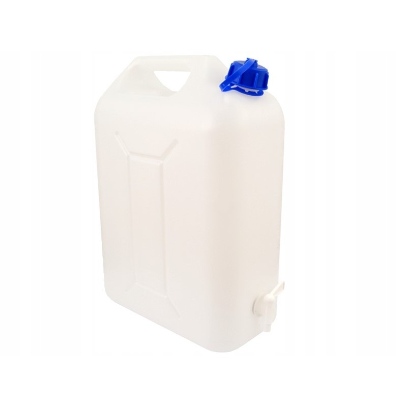 10l water container with plastic valve