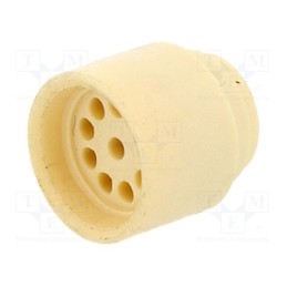 1 pcs x HUMMEL - 1.089.0904.19 - Insert for gland, 1.4mm, NPT3/8', elastomer, Holes no: 10, HSK-ME