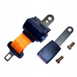 Seat belt for forklift seat