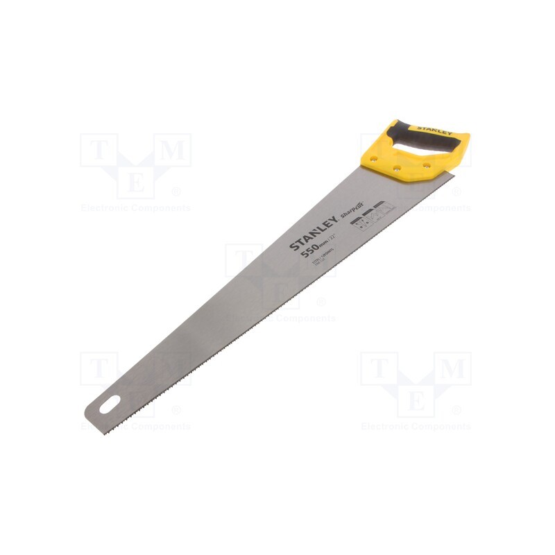 1 pcs x STANLEY - STHT20372-1 - Hacksaw, wood, 11teeth/inch, SHARPCUT™, 550mm