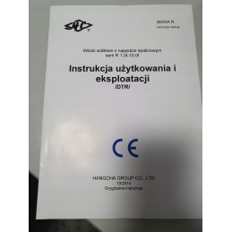 User manual for DTR Hangcha trolley 1 5 10t R series original Polish