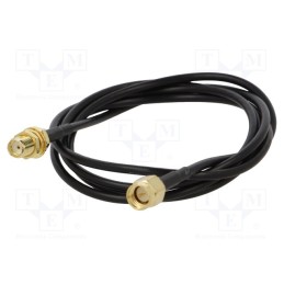 1 pcs x ONTECK - SMA-SMF/OTK/15 - Cable, 50Ω, 15m, SMA socket,SMA plug, black, straight