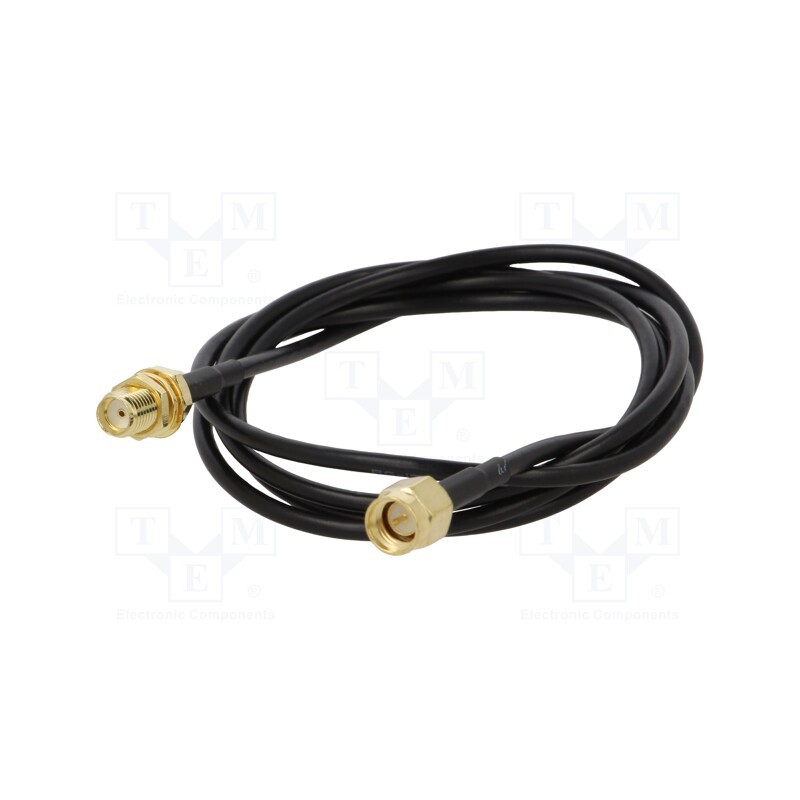 1 pcs x ONTECK - SMA-SMF/OTK/15 - Cable, 50Ω, 15m, SMA socket,SMA plug, black, straight