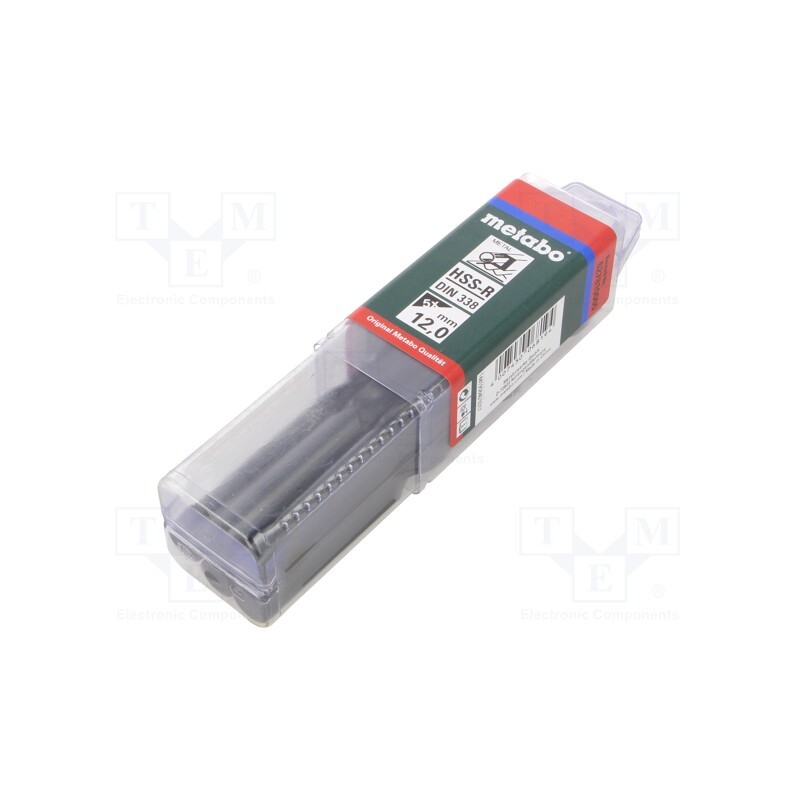 1 set x METABO - 627810000 - Drill bit, for metal, Ø: 12mm, L: 151mm, Working part len: 101mm