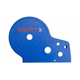 Housing for a knott winch for a tow truck trailer