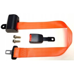 Retractable lap belt, universal forklift, orange