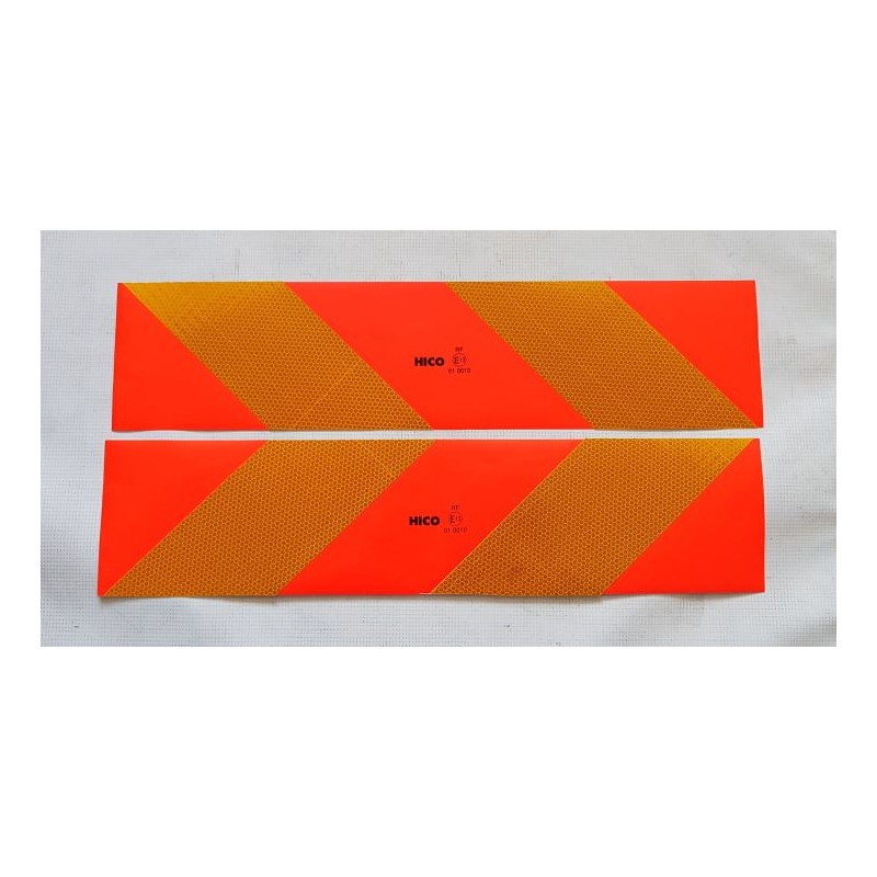 Adr plate, trailer distinguishing sticker, 2 pcs