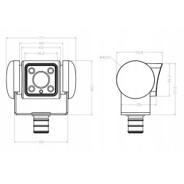 Color reversing camera perfectview cam 45 nav silver