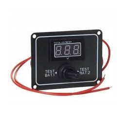 Battery condition monitor tester for 2 batteries