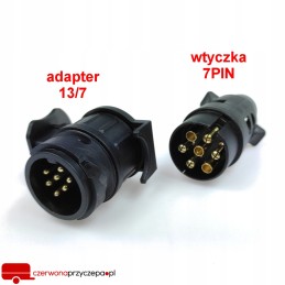 Adapter 13 to 7, socket 13, 7-pin plug