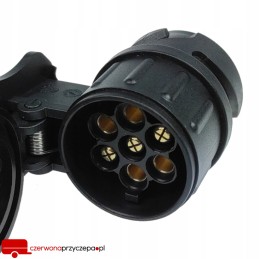 Adapter 13 to 7, socket 13, 7-pin plug