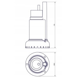 Comet lux plus submersible pump 0 85 bar 19 l