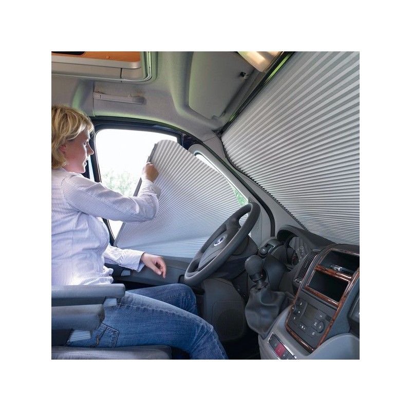 Blackout roller blind for the cab, right steering wheel, Ducato Dometic, shaft
