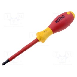 1 pcs x WIHA - 848 - Screwdriver, insulated, Phillips, PH2, Blade length: 100mm, 1kVAC