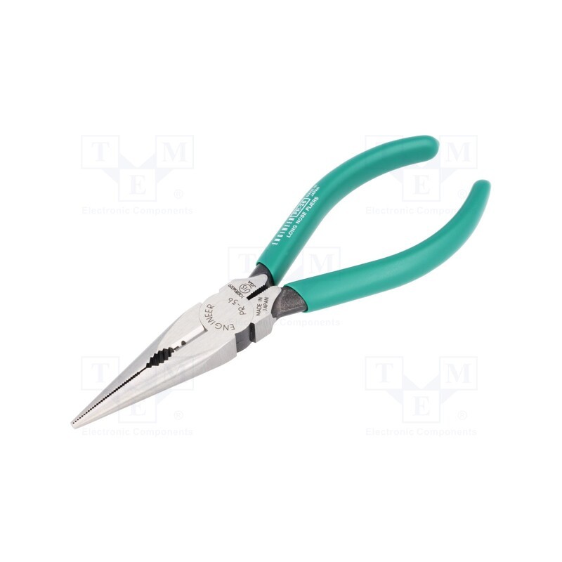1 pcs x ENGINEER - PR-36 - Pliers, for gripping and cutting,half-rounded nose,universal