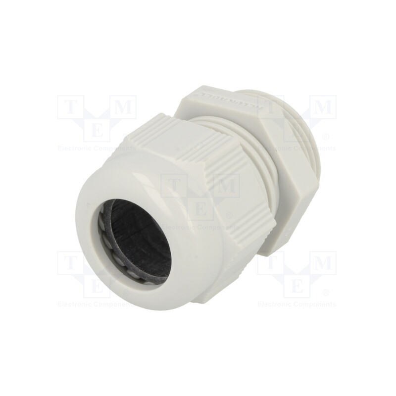 1 pcs x HELUKABEL - HT M25 RAL7035 - Cable gland, M25, 1.5, IP68, polyamide, grey, HELUTOP HT-M