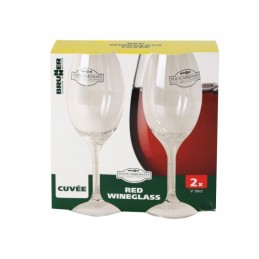 Set red wineglass cuvee brunner wine glasses