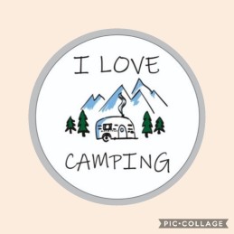 Sticker accessories round trailer 90mm