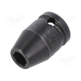 1 pcs x STAHLWILLE - 23010010 - Socket, 6-angles,socket spanner,impact, HEX 10mm, 1/2', 38mm