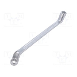 1 pcs x STAHLWILLE - 41041011 - Wrench, box, 10mm,11mm, chromium plated steel, L: 200mm, offset