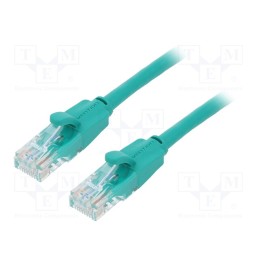 1 pcs x VENTION - IBEGF - Patch cord, U/UTP, 6, CCA, PVC, green, 1m, RJ45 plug,both sides