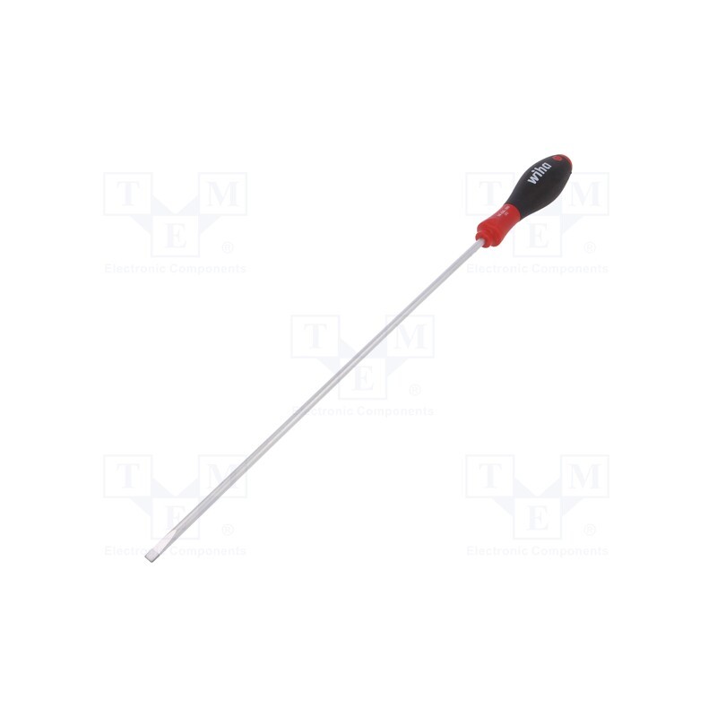 1 pcs x WIHA - 702 - Screwdriver, slot, 5,5x1,0mm, SoftFinish®, Blade length: 300mm