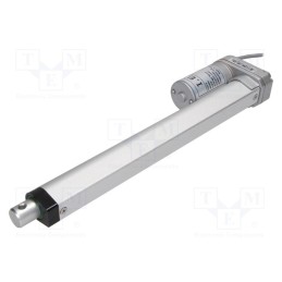 1 pcs x POLOLU - LACT10-12V-20 LINEAR ACTUATOR - Motor: DC, 12VDC, 10A, 20: 1, Ioper: 500mA, 254mm, IP65